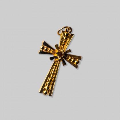 Gold Cross Pendulum